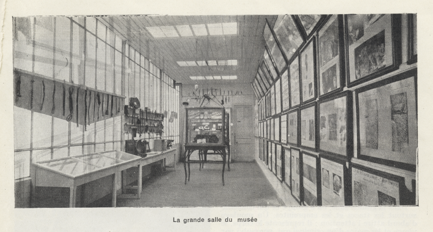 Illustration d'un article de presse sur le Musée du laboratoire de police, 1935 - 31ii53