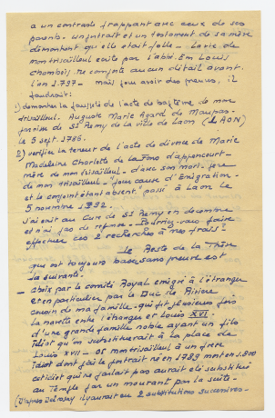 Lettre de Monsieur de Maupas à Edmond Locard, 1952 - 31ii111
