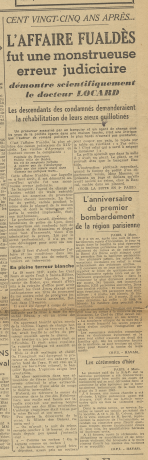 Coupure de presse sur l'affaire Fualdès - 31ii88