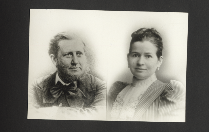 Arnould Locard (1841-1904) et Marie Gibert de Sennevière (1854-1932), parents d'Edmond Locard - 99ph_stagnara_4