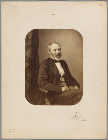 Portrait de Louis Hénon (1802-1872), marie de Lyon (1870-1872) et élu à l'Académie en 1841 : tirage photo, cliché Armbruster (sans date, cote : 2PH/6/33)