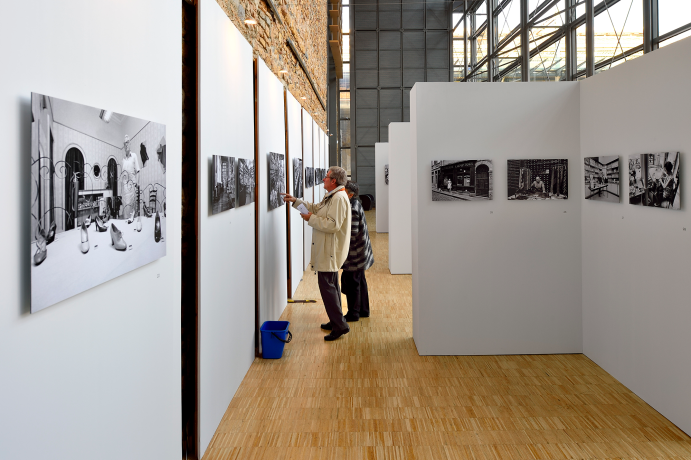 Scénographie de l'exposition "Commerces et artisans d'antan" par Philippe Schuller