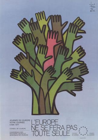 Journée de l'Europe : affiche couleur (1977, cote 2FI/2727)