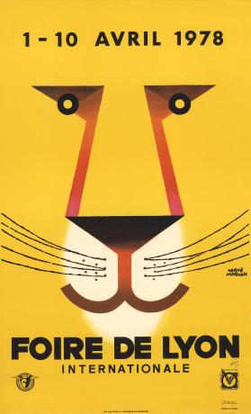 Foire de Lyon 1978 : affiche couleur H. Morvan (1978, cote 2FI/404, repro. commerciale interdite)