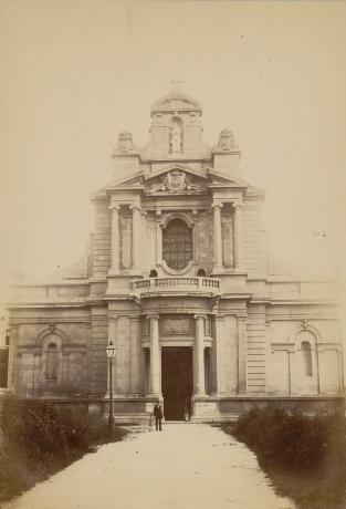 Façade de l'église des Chartreux : photo. NB anonyme (v. 1878-1881, 100PH/1/95)