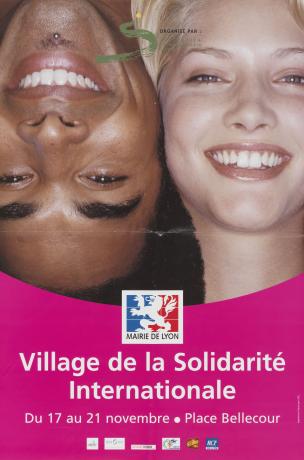 Village de la solidarité internationale : affiche (v. 2004, cote 2111WP/38, repro. commerciale interdite)