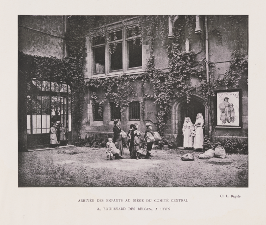 Comité central de secours aux rapatriés, boulevard des Belges à Lyon Lucien Bégule, Rapatriés, Evian-Lyon, Secours aux rapatriés, 1917, p.43 - 1C/704003