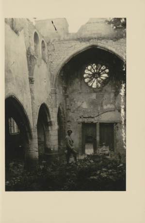 Eglise de Clermont Photo extraite du manuscrit autobiographique de Joseph Rossignol - 1ii/593