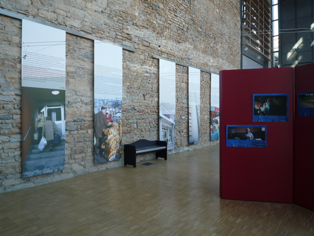 Scénographie de l'exposition "Les châteaux de mère"