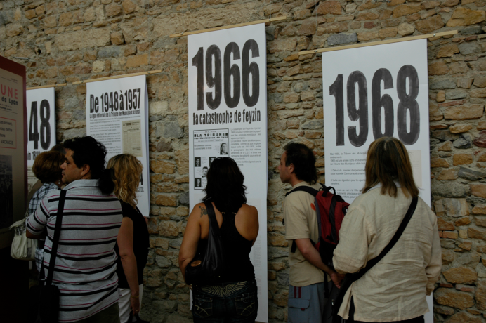 Scénographie de l'exposition "L'écho des travailleurs municipaux" - Gilles Bernasconi