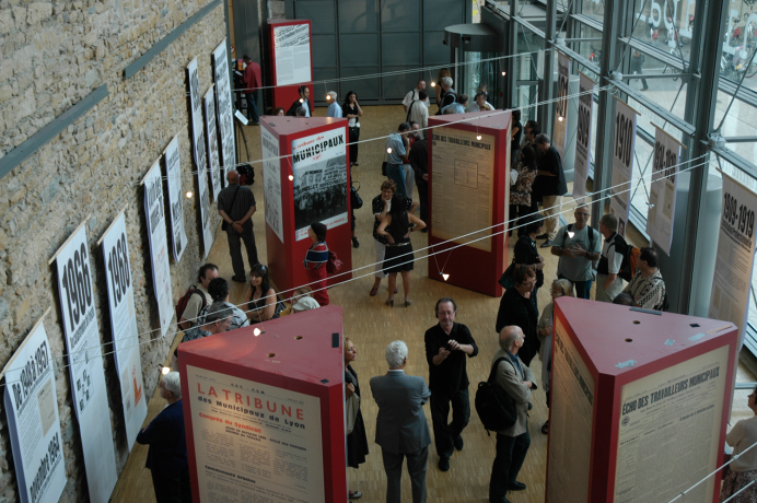 Scénographie de l'exposition "L'écho des travailleurs municipaux" - Gilles Bernasconi