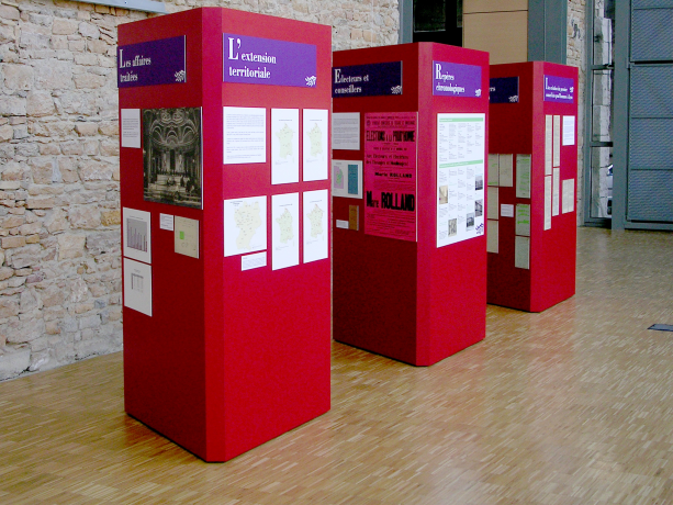 Scénographie de l'exposition "Bicentenaire du premier conseil des Prud'hommes" - Hugo Leger