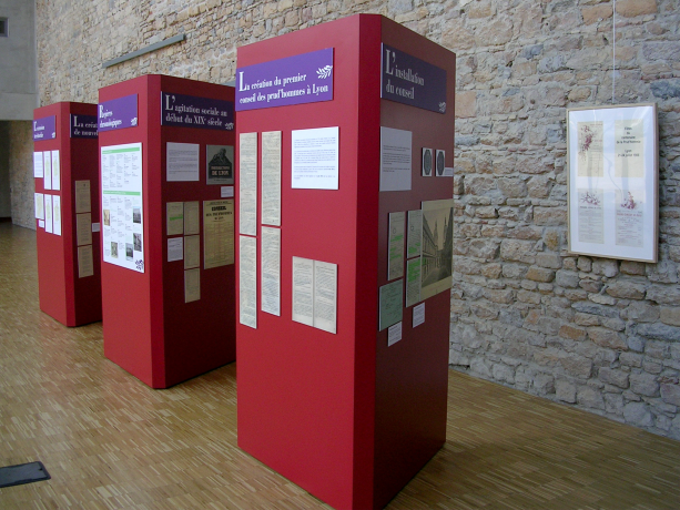 Scénographie de l'exposition "Bicentenaire du premier conseil des Prud'hommes" - Hugo Leger