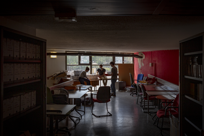 Collecte des archives publiques - Auditorium de Lyon - 2021 - Photo : Philippe Somnolet