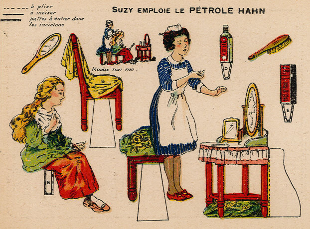 Publicité comportant des images à découper et à monter, sd - 228ii/594