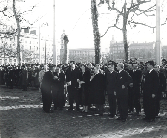 Reportage sur la visite de M. Spanel à Lyon en février 1957 - 2PH/14