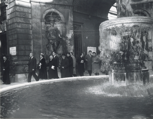 Reportage sur la visite de M. Spanel à Lyon en février 1957 - 2PH/14