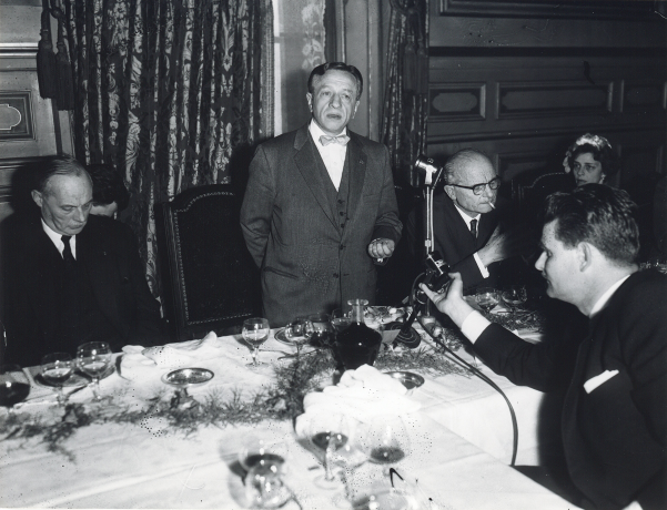 Reportage sur la visite de M. Spanel à Lyon en février 1957 - 2PH/14
