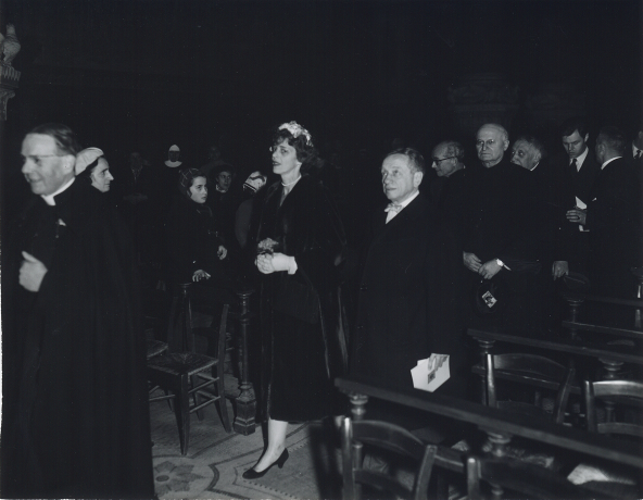 Reportage sur la visite de M. Spanel à Lyon en février 1957 - 2PH/14