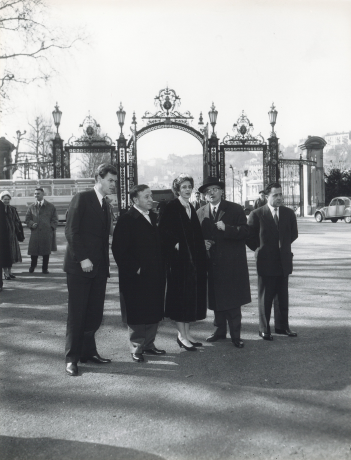 Reportage sur la visite de M. Spanel à Lyon en février 1957 - 2PH/14
