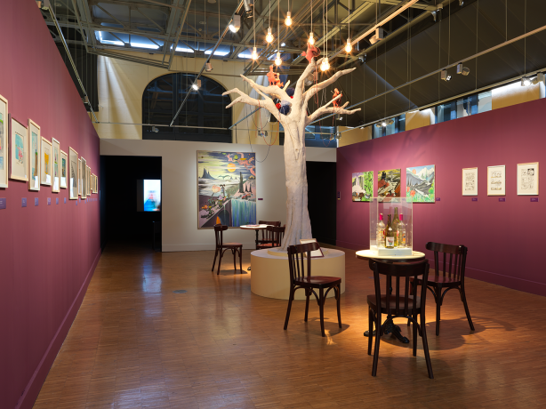 Scénographie de l'exposition "Dubouillon, dessinateur du quotidien" - Gilles Bernasconi