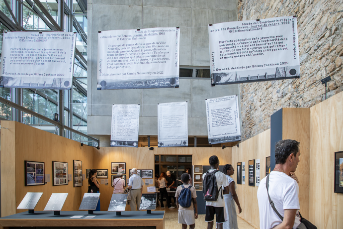 Scénographie de l'exposition "Images de ville" - S. Lowicki