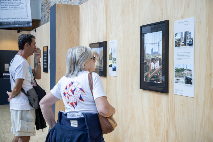 Scénographie de l'exposition "Images de ville" - S. Lowicki