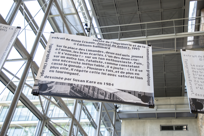 Scénographie de l'exposition "Images de ville" - S. Lowicki