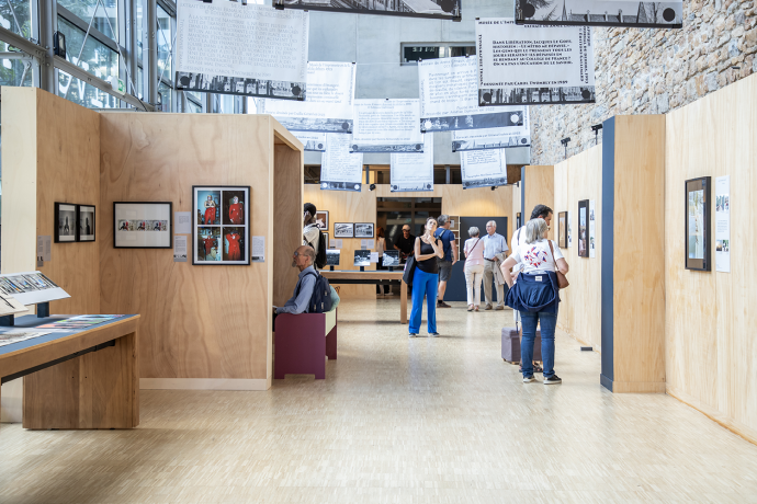 Scénographie de l'exposition "Images de ville" - S. Lowicki